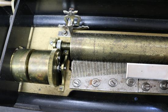 A Swiss six air musical box